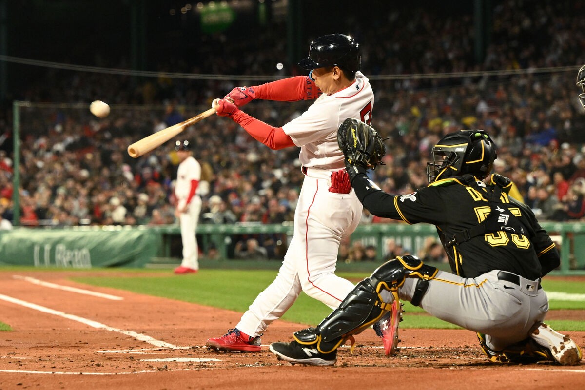 First arch over the Green Monster!